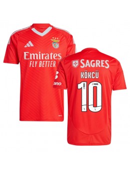 Benfica Orkun Kokcu #10 Heimtrikot 2024-25 Kurzarm